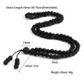 Men Volcanic Lava Stone Beaded Necklace 108 Mala Beads Meditation Yoga Wrap Bracelets Handmade Black Energy Jewelry Oil Diffuser. 