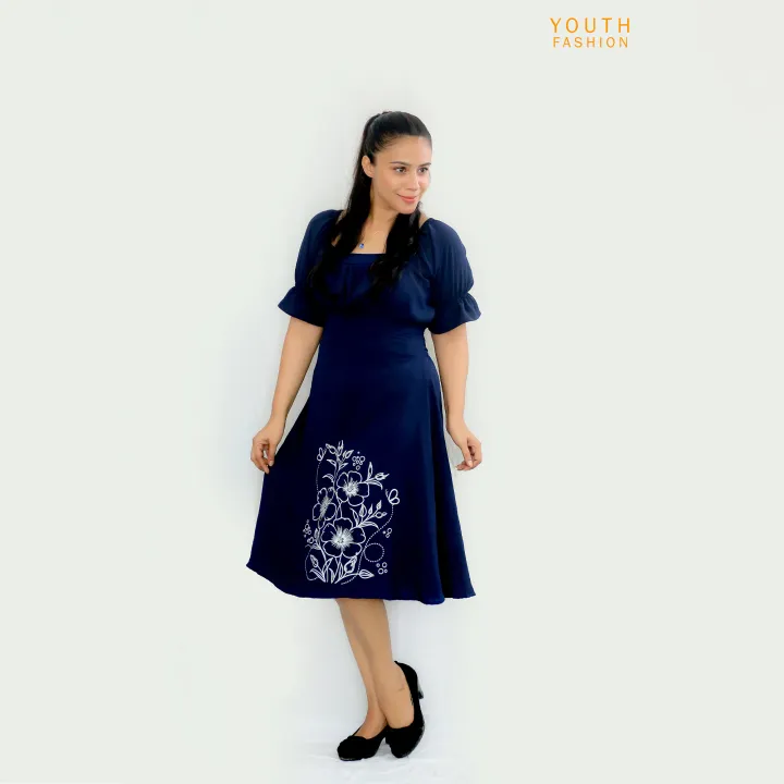 Short%20Sleeve%20Plain%20Frock%20-%20Image%204