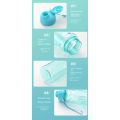 550ml Clear Plastic Water Bottle - Transparent Design for Easy Monitoring. 