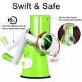 High Quality Manual Round Tabletop Drum Grater Slicer Cutter Grinder Vegetable Meat. 