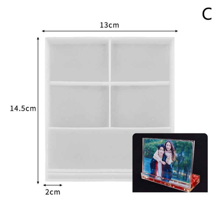 1pc photo frame shaped jewelry tool UV epoxy resin silicone mold