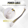 Power Extension 6-pin to 6-pin PCI-e PCIe Power Cable FOR Video Card. 