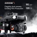 2024 new Original S119 Pro mini drone with 4K HD dual Camera For Vlogging photography Brushless Motor Windproof FPV RC quadcopter aircraft LED Light 4G/5G wifi remote control hover air drones obstacle avoidance 3D Stunt rolling One key automatic return. 