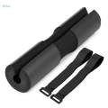 9x5'' Barbell Pad Standard Barbells Cushion with Safety Straps Foam -. 