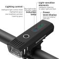 ROCKBROS Smart Bicycle Front Light 250 Lumens 1500mAh Sensor Hightlight MTB Road Bike Light Headlebar Flashlight Cycling Front HeadLight. 
