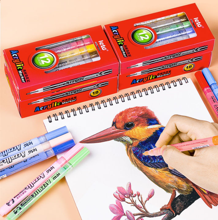 AICRANE%20Acrylic%20Paint%20Marker%20Pens%20Quick%20Dry%20waterproof%20for%20Rock%20Painting,%20shoes%EF%BC%8CMug,%20Ceramic,%20Glass,%20Wood,Fabric,Canvas,Metal%20-%20Image%205
