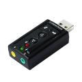 USB SOUND CARD 7.1 Plug and Play External USB Sound Card Audio Adapter Mic Speaker Audio Interface For Laptop PC. 