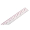 40cm 16 Inches Length Measure Clear Plastic Straight Edge Ruler. 