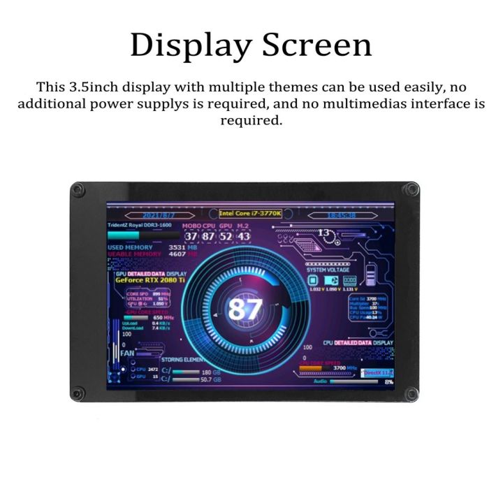 3.5%20Inch%20IPS%20Display%20Screen%20Secondary%20Screen%20Mini%20Monitor%20Horizontal%20Vertical%20Screen%20Switching%20360%C2%B0%20Rotation%20Dual%20USB%20Ports%20for%20Raspberry%20Pi%20Computers%20ITX%20PC%20Chassis%20-%20Image%203