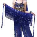 Yfashion Professional Belly Dance Skirt Hip Scarf With Tassel Latin Dance Hip Belt Performance Costume. 