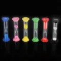 6pcs/ Set Sand Glass Timer Hourglass for Cooking Baking Game Exercise Decoration. 