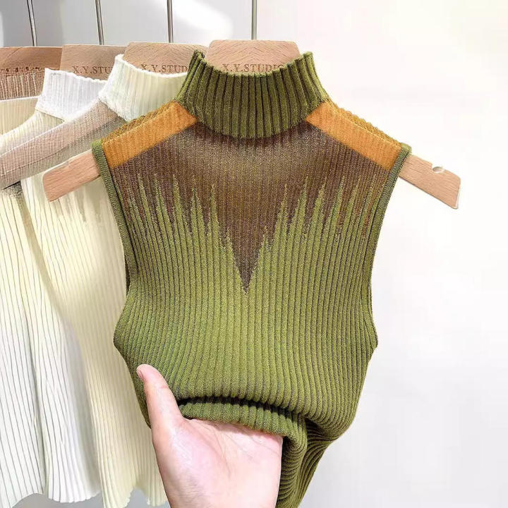 See-Through%20Halter%20Knitwear%20Korean%20Fashion%20Mesh%20Sleeveless%20Sleeveless%20T-Shirt%20Knitted%20Elastic%20Women's%20Sweater%20Tops%20for%20Casual%20Wear%20Summer%20Fashion%20Women's%20Clothing%20Party%20Outfit%20Streetwear%20-%20Image%207