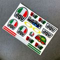 3M Reflective AGV Logo Car Motorcycle Whole SET Sticker Decals for HNJ helmet. 