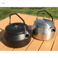 1.1L Outdoor Camping Kettle, Stainless Steel Tea Kettle, Compact Lightweight Coffee Pot. 