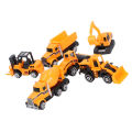 Engineering Vehicle Model Kit Engineering Vehicle Model Decoration 1:64 Scale Personality Lifelike for Daily Life for Children. 