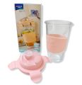 Lovwish Glass Tumbler Glass 410ml Water Bottle Coffee Mugs Shaker Cup. 