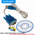 USB2.0 to RS232 DB9 9Pin Male COM Port Serial Cable 0.8Meter with Female to Female Connector Chipset CH340 with CD Driver. 
