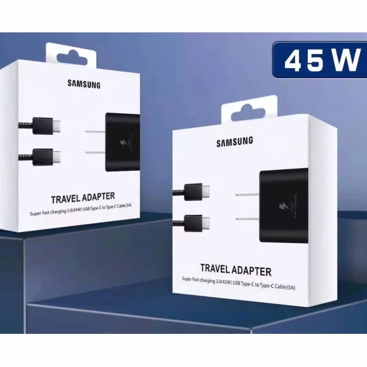 Samsung%2045W%20USB-C%20Power%20Adapter%20Super%20Fast%20Charger%20Type%20C%20US%20Plug%20Wall%20Charger%20for%20Samsung%20Galaxy%20S23%20Ultra%20S23+%20S22%20Ultra%20S21%20S20%20Ultra%20Note%2020%20Note%2010+%20Z%20Fold%204%20Z%20Flip4%20A91%20Tab%20S7%20S8%20with%205A%20Fast%20Charging%20Cable%20-%20Image%209
