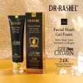 DR.RASHEL 24K Gold Collagen Facial Wash Gel Foam 100ml. 