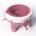 Crochet Knitting Machine Round 40 Needles Kids Knitting Machine Hand Eye Coordination Easy To Use Hand Operated for Household. 