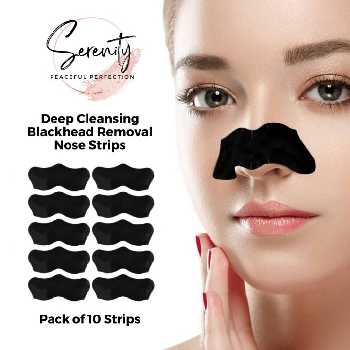 Original Deep Cleansing Blackhead Removal Strips for Nose – Pack of 10 - Easy Use