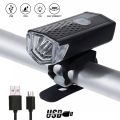 300 Lumens(800mAH) Bicycle Front Light And Tail Light USB Charging Night Riding Mini Flashing Lamp Waterproof Cycling Light Set RB MTB. 