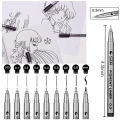 9 Micro-Pen Precision Fineliner Waterproof Archival Ink Pens Fine Point Line Pen for Art Watercolor Sketching Anime Manga Office Documents Art Drawing Supplies. 