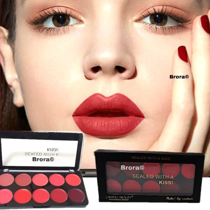 Lakyou%20Beauty%20Sealed%20With%20A%20Kiss%20Professional%2010%20Color%20Lipstick%20Palette%20-%20Image%203
