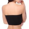 Women Solid Color Padded Tube Top Bandeau Strapless Bra Brassiere Chest Wrap. 
