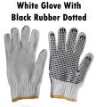 Single Dots Cotton Gloves Good Quality. 