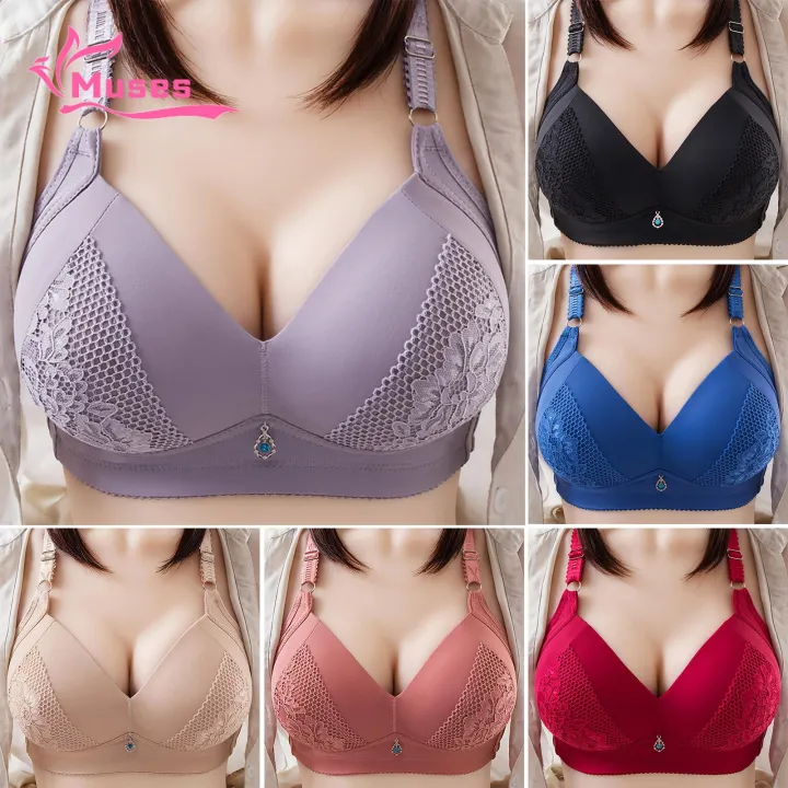Muses%20Mall%20Women%20Bra%20Solid%20Color%20Sturdy%20Buckle%20Brassiere%20-%20Image%2010