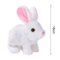 Trendiq Realistic Movements Plush Bunny Interactive Walking Bunny Toy with Realistic Sounds Educational Plush Rabbit Doll for Kids Cute Fun Gift for Children in Asia Electric Plush Rabbit Toy. 