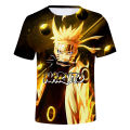 Boys Girls Cartoon Naruto T-Shirts Kids Print 3D T Shirt for Boys Children Summer Short Sleeve Oversized T-Shirt Tops Clothing. 