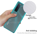 Clear Slim Carbon fibre Phone Transparent protective Mobile Back Sticker For Huawei  Y9s. 