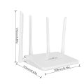 High Performance R103 4G/5G CPE Broadband wireless router with SIM card slot 4 antenna WiFi modem 4G router 300Mbps WiFi Router. 
