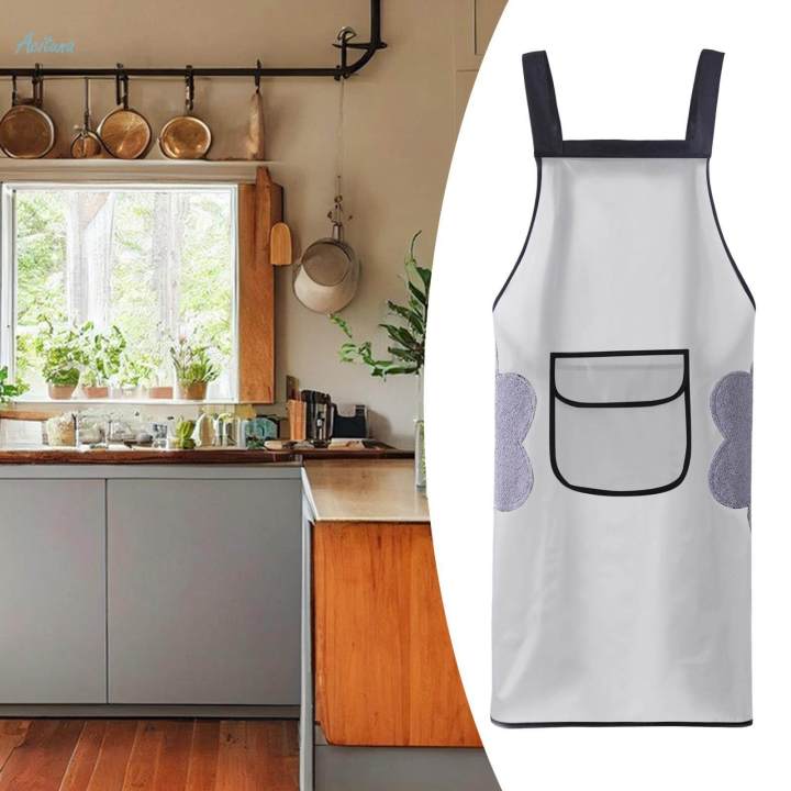 Cooking%20Apron%20Baking%20Apron%20Brewer%20Apron%20Oil%20BBQ%20Apron%20Comfortable%20to%20Wear%20for%20Home%20Kitchen%20Adjustable%20Back%20Waist%20Strap%20Gardening%20Apron%20-%20Image%204