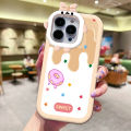 DEL for Samsung Galaxy A12 M12 Back Cover Cartoon Cartoon Delicious Dessert Phone Case Monster Lens Camera Protection Mobile Cover. 