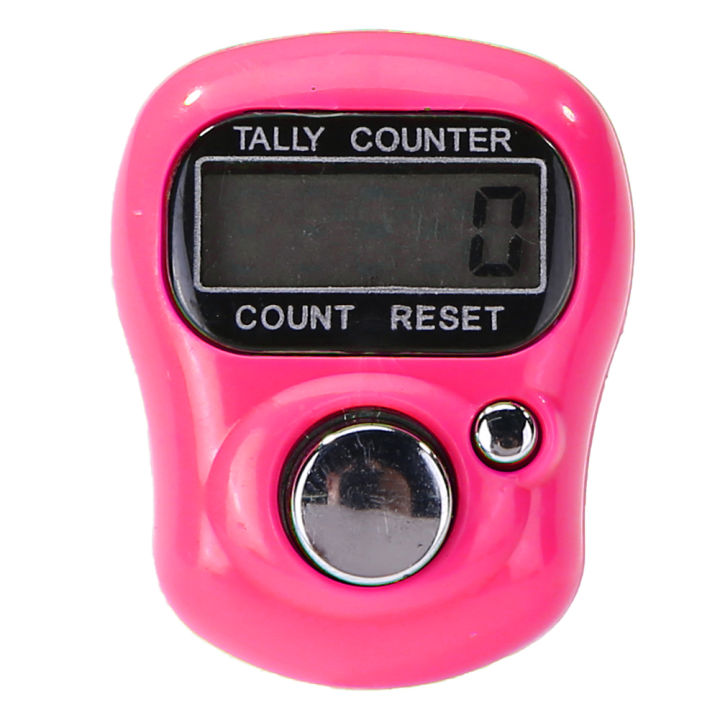 Pink Point Counter 【The Timber Loft】Mini Finger Counter LCD Electronic Digital Counter ...