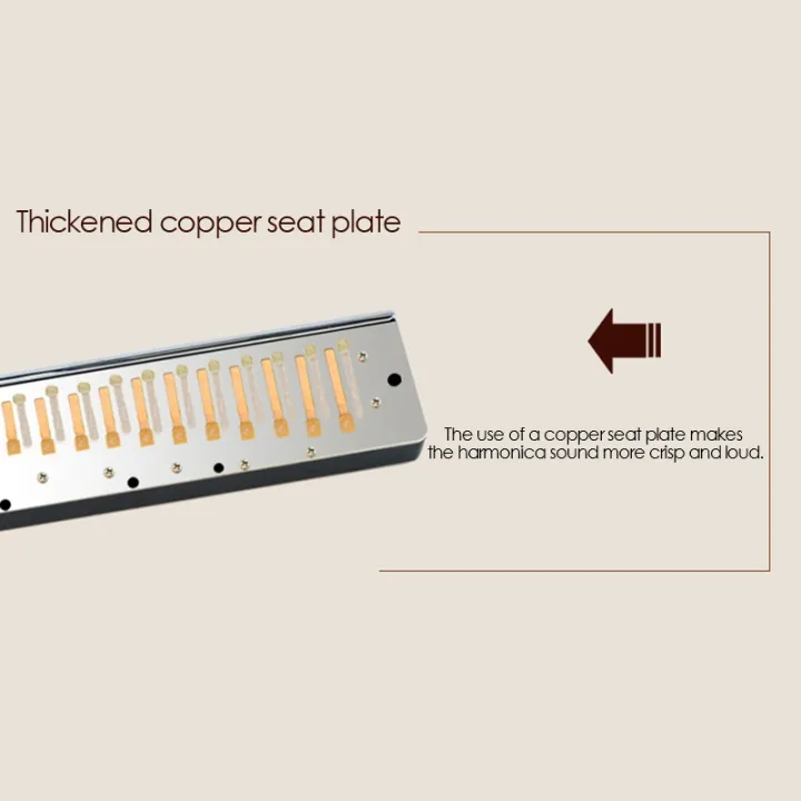 BRADOO-%20QI%20MEI%20Chromatic%20Harmonica%2016%20Hole%2064%20Tone%20Mouth%20Organ%20Instrumentos%20Key%20of%20C%20Professional%20Musical%20Instruments%20-%20Image%206