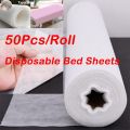 50PCS/Roll Disposable Massage Table Covers Salon Spa Non-Woven Headrest Paper SPA Bed Sheet for Salon Hotel Bed Sheets. 