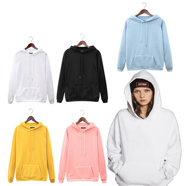 Maoxia Long Sleeve Pocket Men Tops Sweatpant Streetwear Y2K Hoodies Women Harajuku Solid Color Loose Sweatshirt Hip Hop Basic payment