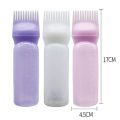 Salon Hair Dye Applicator Bottle Comb Applicator Bottle, Refillable Plastic Bottles, Hairdressing Dyeing Styling Supplie. 