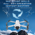 S101 Max Drone – 4K HD Dual Camera, Brushless Motor, LCD Screen Remote, Foldable Quadcopter + Extra Battery. 