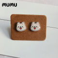 2023 New Dachshund Stud Earring Epoxy Jewelry Resin Cute Dog Acrylic Earrings Handmade Gifts For Friends. 