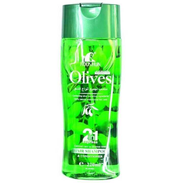 Roushun Olives 2 In 1 Shampoo & Conditioner - 430Ml