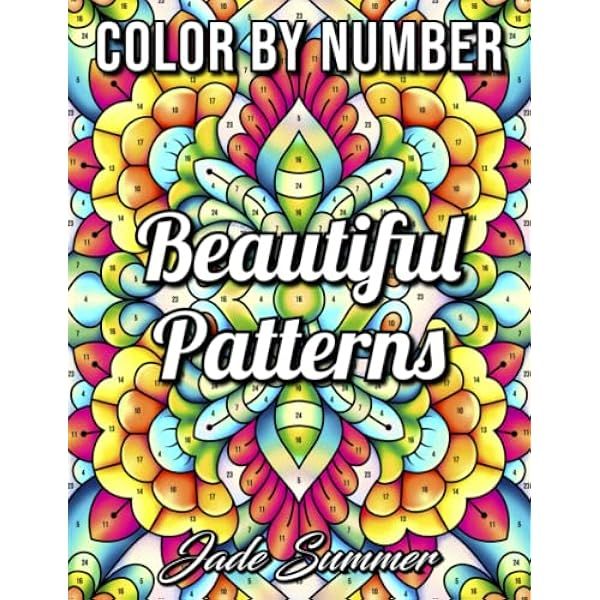Coloring Book With Pattern Numbers .pdf Color by Number Beautiful Patterns: An Adult Coloring Book with Fun ...