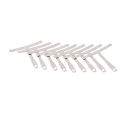 String Height Ruler Fretboard Radius Gauge Foldable Feeler Gauge High Strength for Guitar Bass Measuring. 