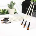 Angular Artist Brush Set 12 pcs Paint Art Brush for Oils Acrylics Water colours. 