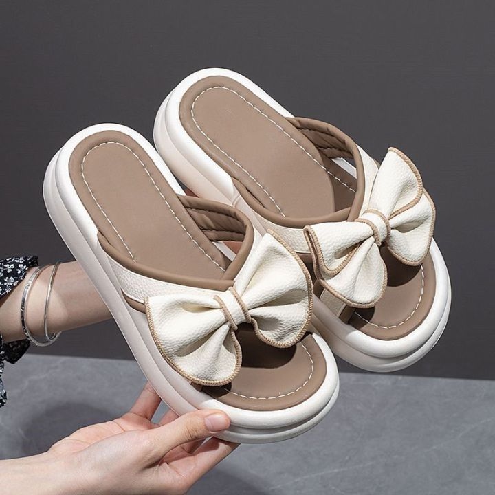 35-43 Wide Foot plus Size Women's Shoes Summer Platform Slippers Outdoor Sandals Fashion One-Suit Skirt Beach Shoes 42