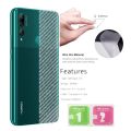 Ultra Thin  Fit Transparent Carbon Fiber Film Phone Case Wrap Matte Back Stickers For Huawei Y6s. 